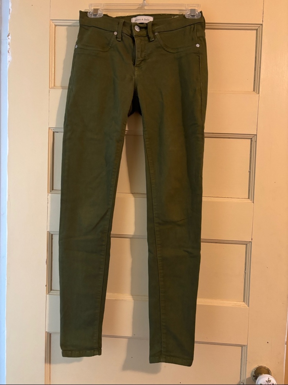 Henry & Belle Olive Green Skinny Pants
